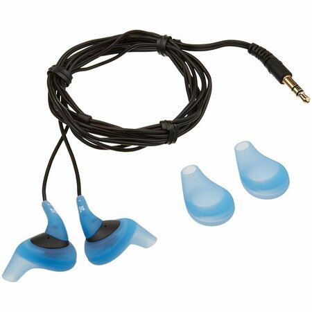 JVC Gummy Sports Headphone Blue Splash Proof Nozzle Fit Ear Piece HAEN10A